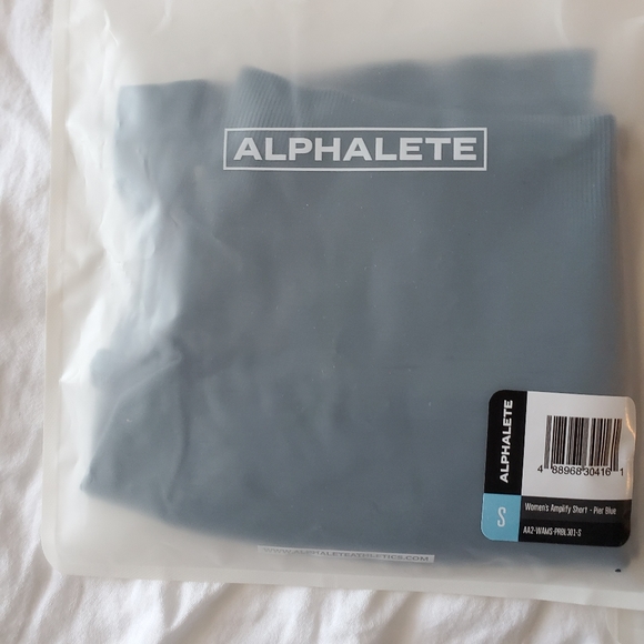 Alphalete Amplify 4.5" Seamless Shorts - Pier Blue - Picture 9 of 10